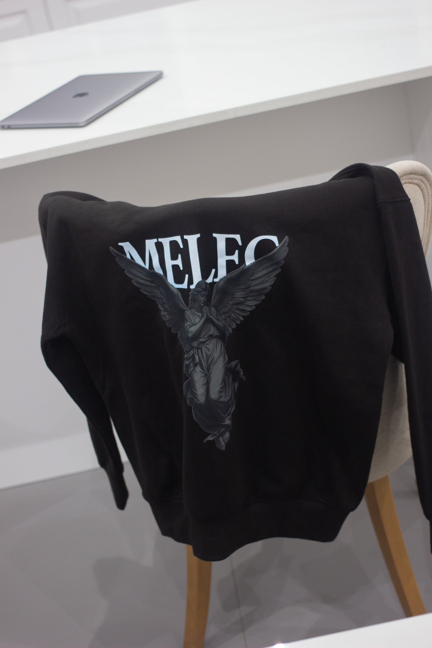 ANGEL HOODIE - MIDNIGHT BLACK