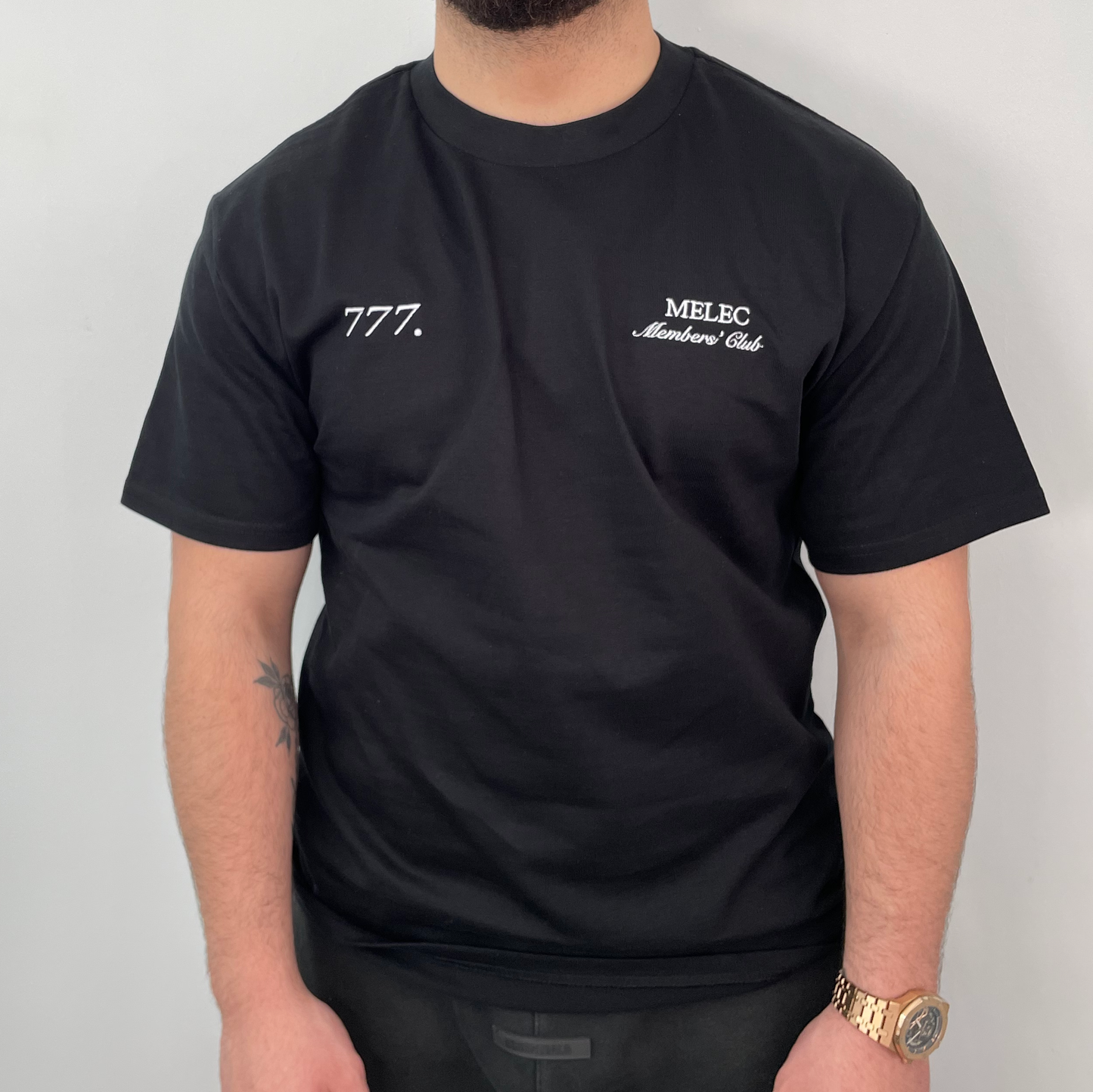 SANTONI TEE - MIDNIGHT BLACK