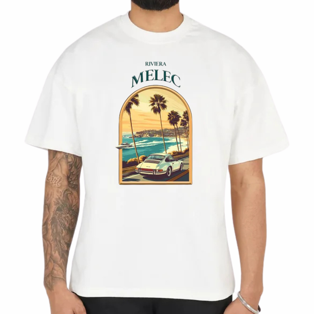 YACHT CLUB OVERSIZED TEE - WHITE