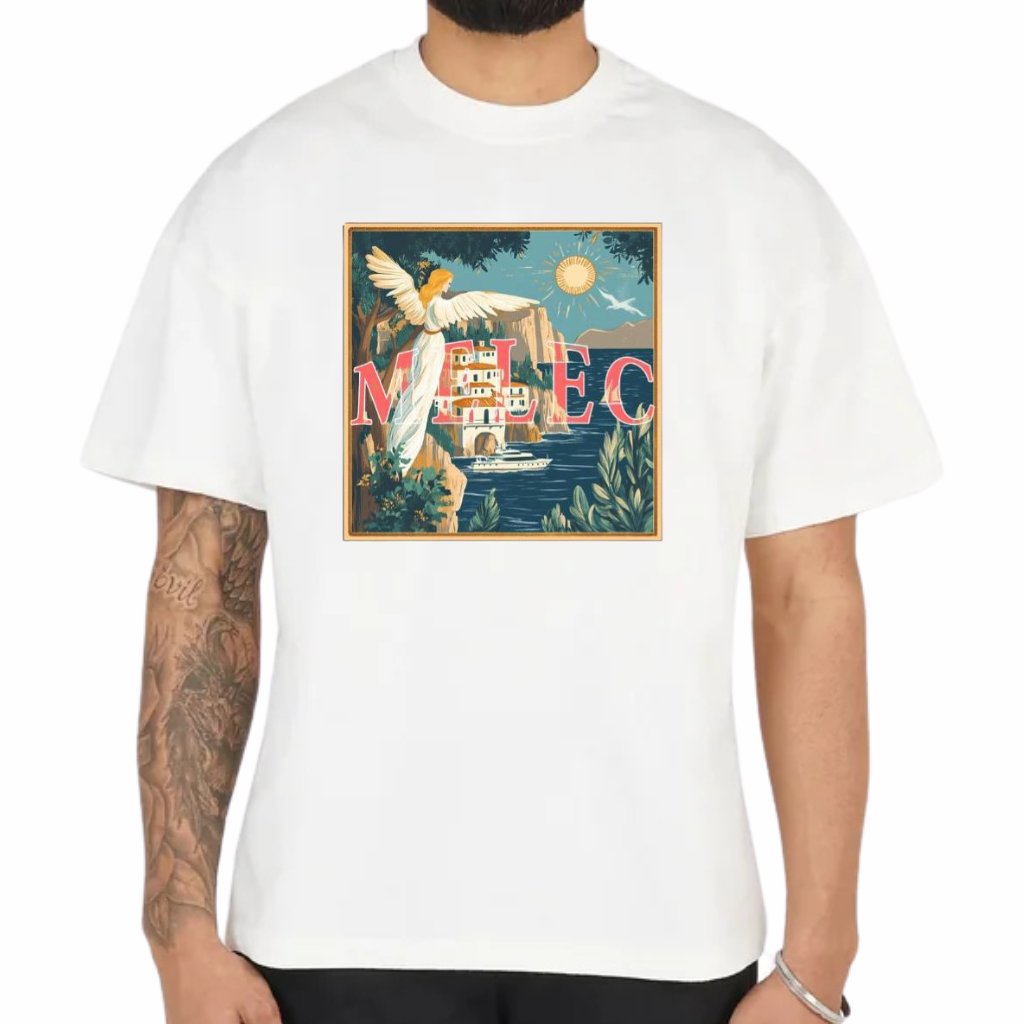 ANGEL OVERSIZED TEE - WHITE