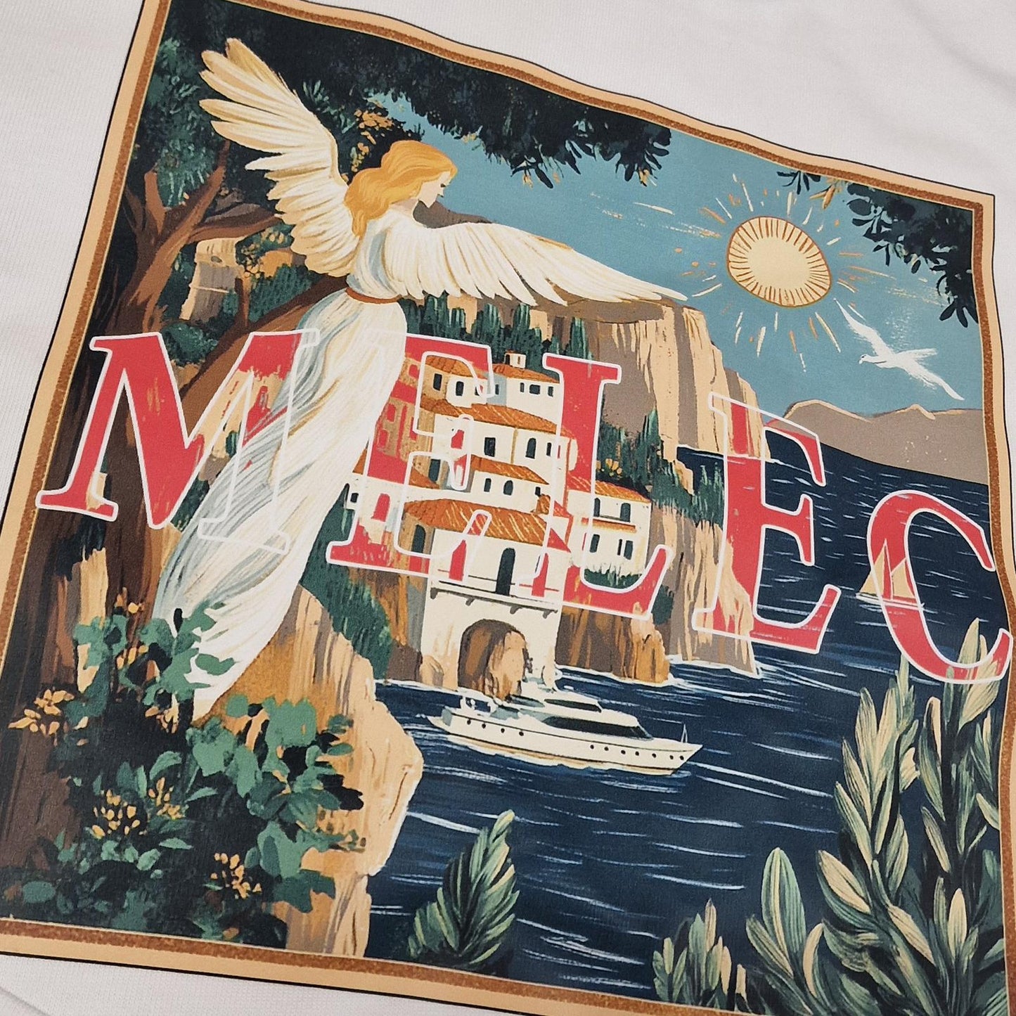 ANGEL OVERSIZED TEE - WHITE