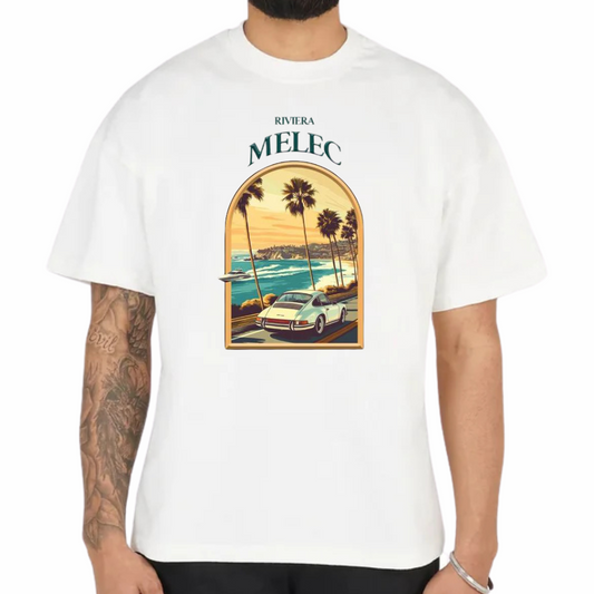 YACHT CLUB OVERSIZED TEE - WHITE