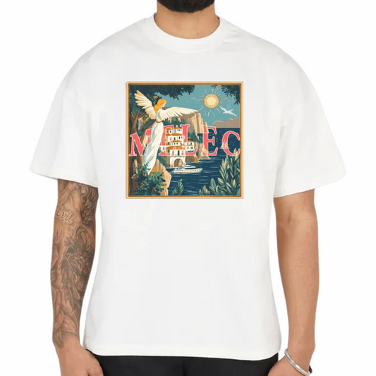 ANGEL OVERSIZED TEE - WHITE